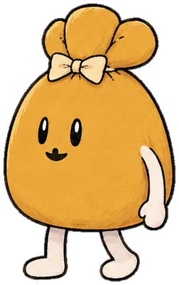 にっこりしているモチキン